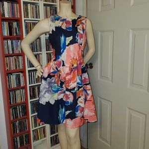 Vince Camuto floral formal dress